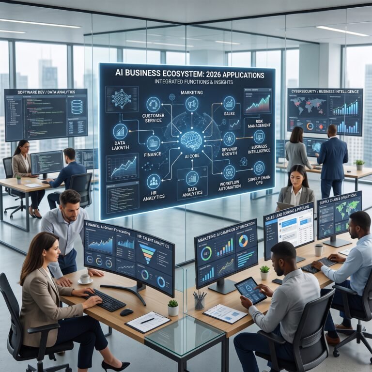 AI business applications examples for companies in 2026